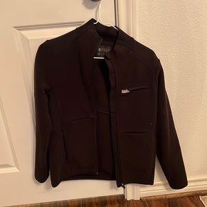 Brand new Black FIGS fleece jacket. Size XS.